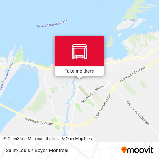 Saint-Louis / Boyer map