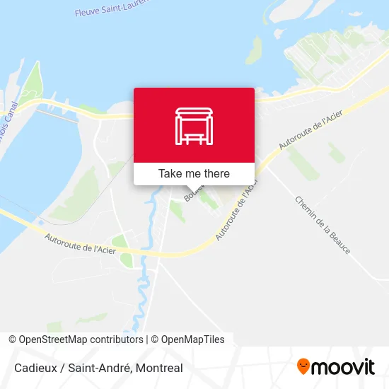 Cadieux / Saint-André map