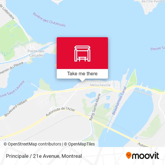 Principale / 21e Avenue map