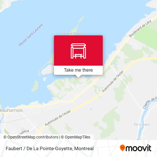 Faubert / De La Pointe-Goyette map