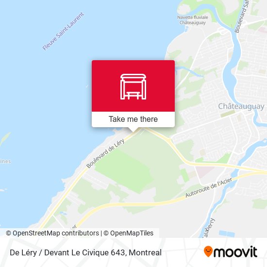 De Léry / Devant Le Civique 643 map