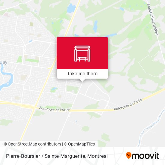 Pierre-Boursier / Sainte-Marguerite map