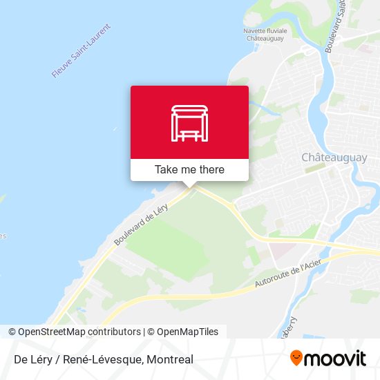 De Léry / René-Lévesque map