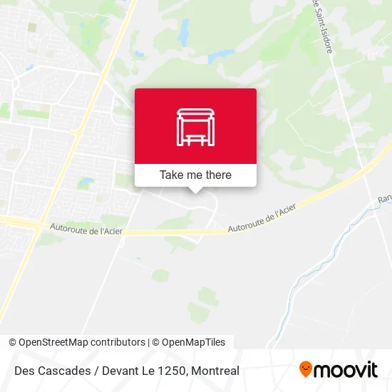 Des Cascades / Devant Le 1250 map