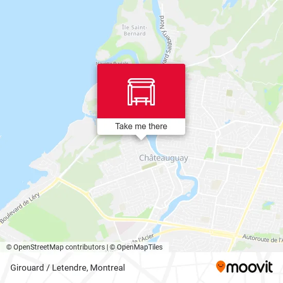 Girouard / Letendre map