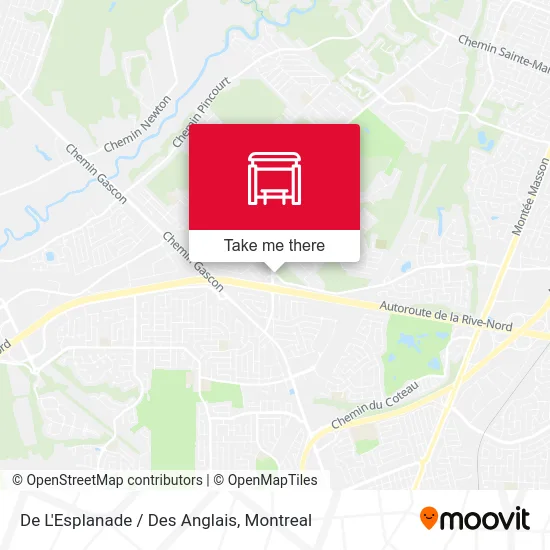 De L'Esplanade / Des Anglais map