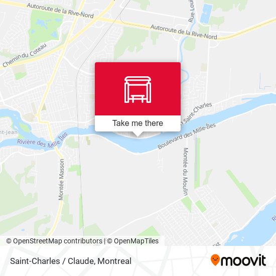 Saint-Charles / Claude map