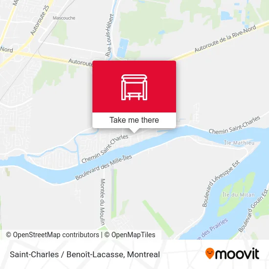 Saint-Charles / Benoît-Lacasse map