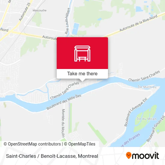 Saint-Charles / Benoît-Lacasse map