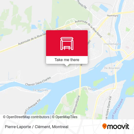 Pierre-Laporte / Clément map