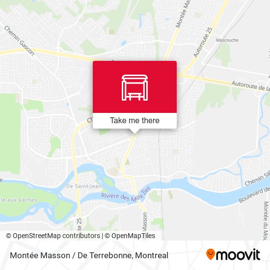 Montée Masson / De Terrebonne map