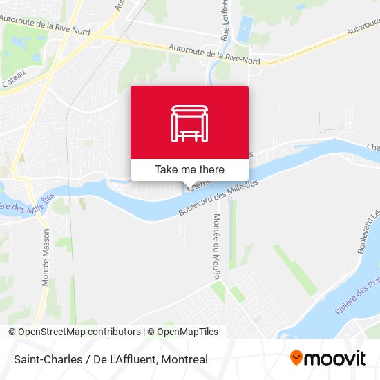 Saint-Charles / De L'Affluent map