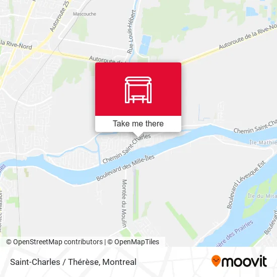 Saint-Charles / Thérèse map