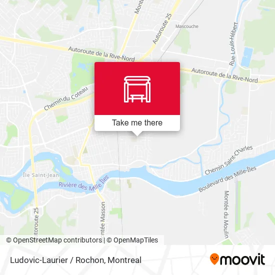 Ludovic-Laurier / Rochon map