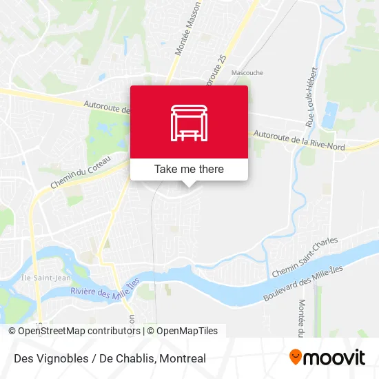 Des Vignobles / De Chablis map