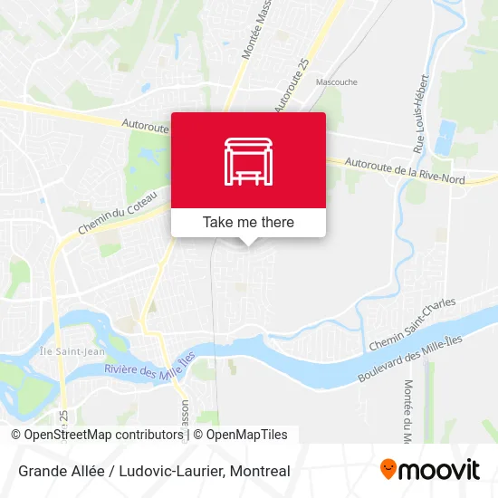 Grande Allée / Ludovic-Laurier map
