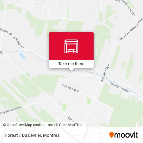 Forest / Du Lévrier map