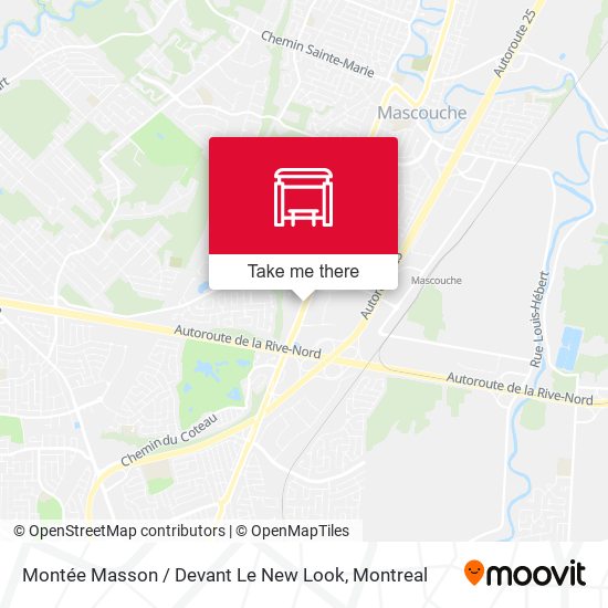 Montée Masson / Devant Le New Look map