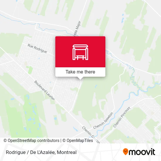 Rodrigue / De L'Azalée map