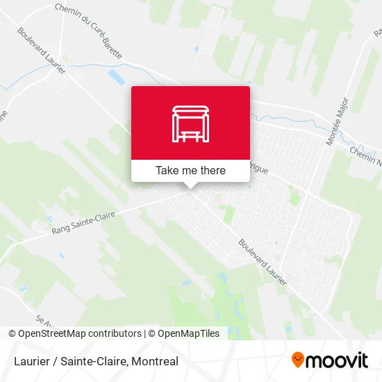 Laurier / Sainte-Claire map