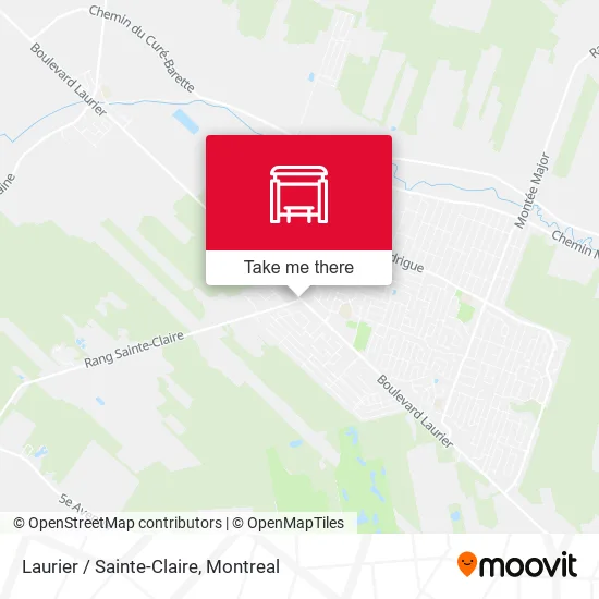 Laurier / Sainte-Claire map