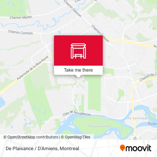 De Plaisance / D'Amiens map