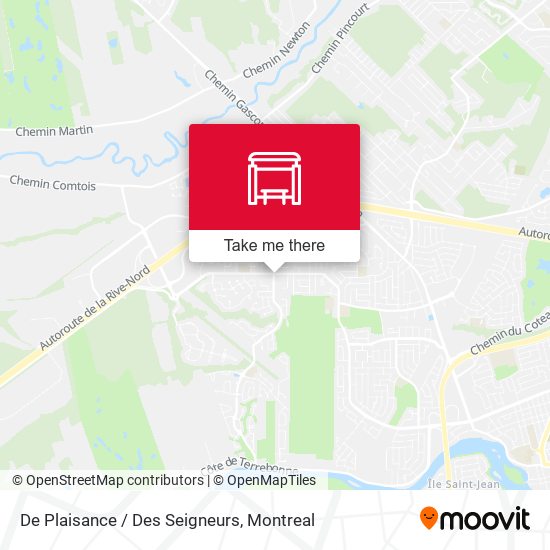 De Plaisance / Des Seigneurs map