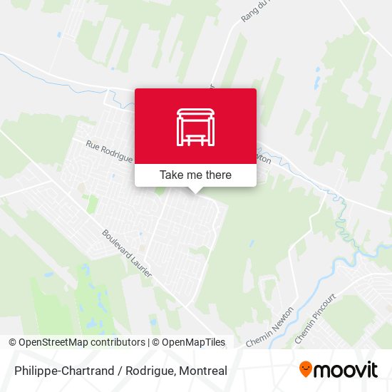 Philippe-Chartrand / Rodrigue map