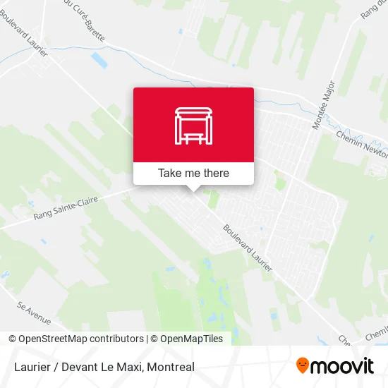 Laurier / Devant Le Maxi map