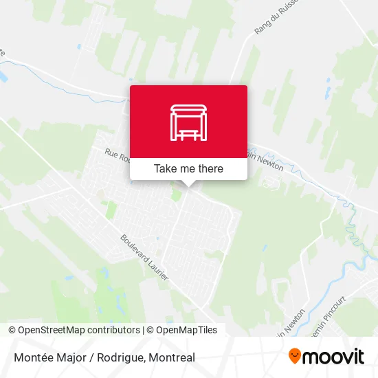 Montée Major / Rodrigue map