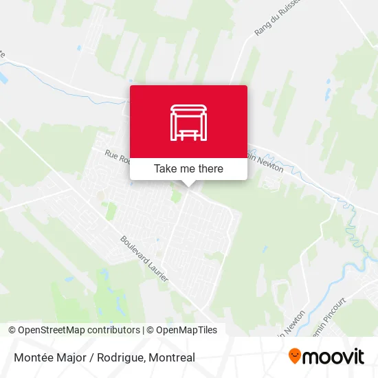 Montée Major / Rodrigue map
