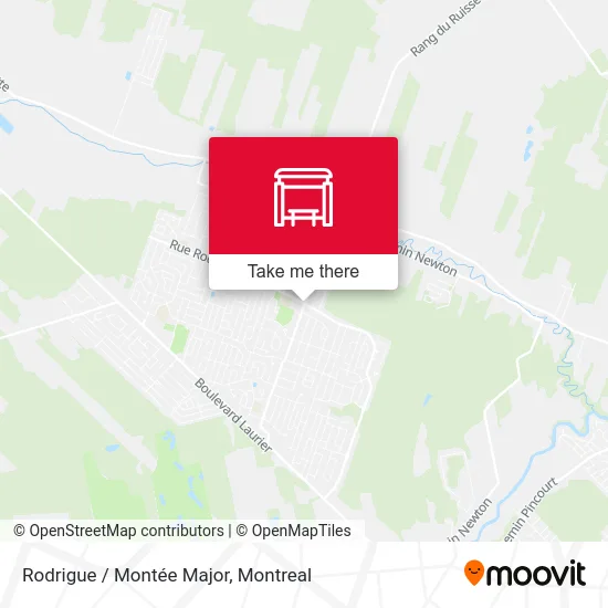 Rodrigue / Montée Major map