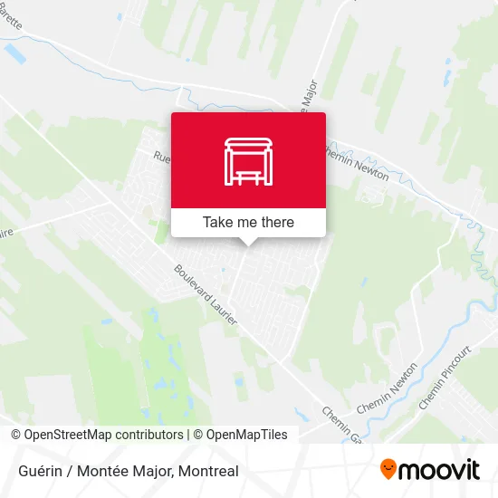 Guérin / Montée Major map