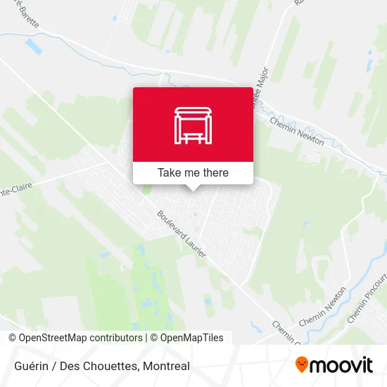 Guérin / Des Chouettes map