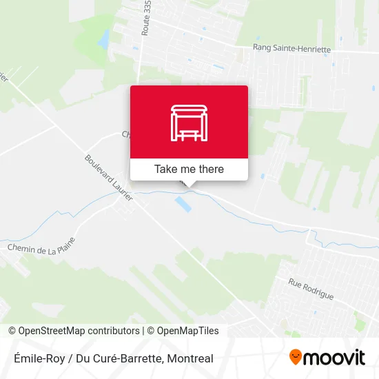 Émile-Roy / Du Curé-Barrette map