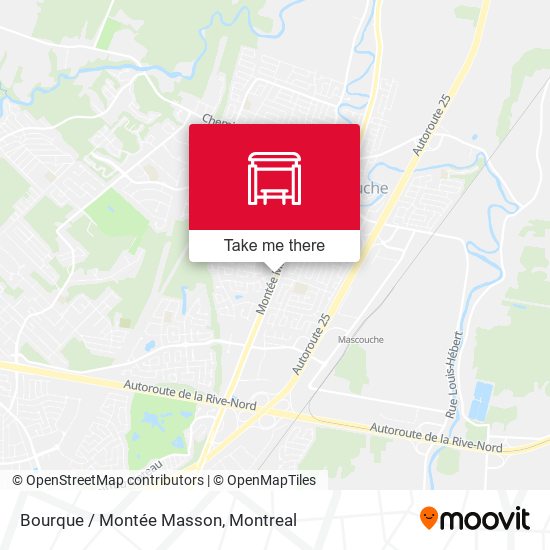 Bourque / Montée Masson map