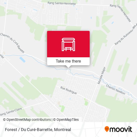 Forest / Du Curé-Barrette map