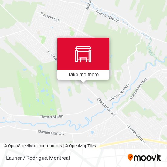 Laurier / Rodrigue map