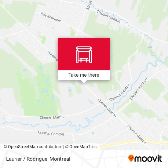 Laurier / Rodrigue map