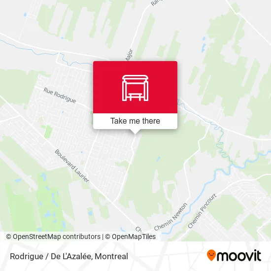 Rodrigue / De L'Azalée map