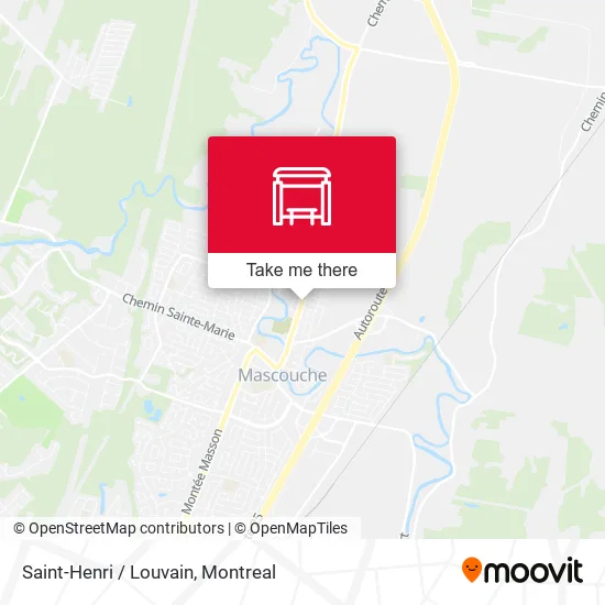 Saint-Henri / Louvain map