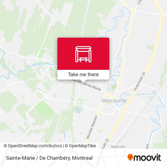 Sainte-Marie / De Chambéry map