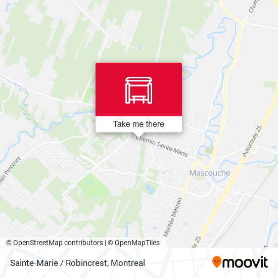 Sainte-Marie / Robincrest map