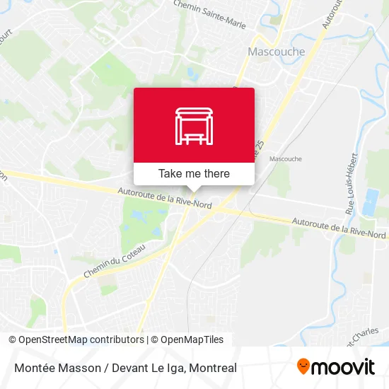 Montée Masson / Devant Le Iga map