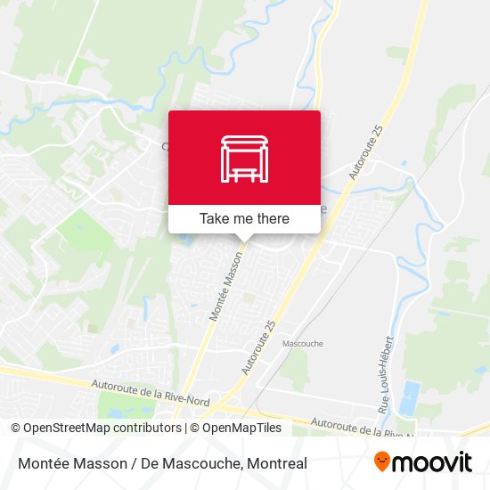 Montée Masson / De Mascouche map