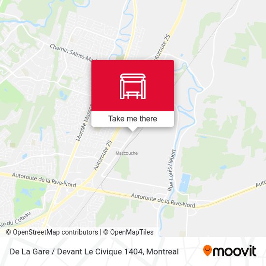 De La Gare / Devant Le Civique 1404 map
