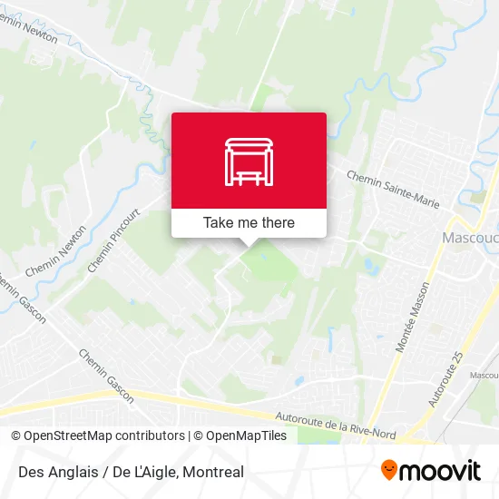Des Anglais / De L'Aigle map