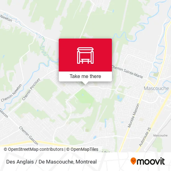 Des Anglais / De Mascouche map