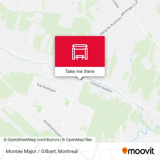 Montée Major / Gilbert map