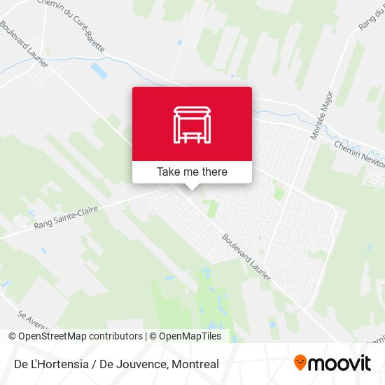 De L'Hortensia / De Jouvence map